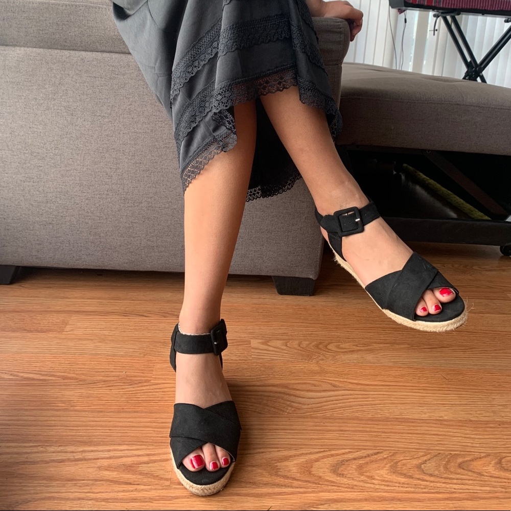 Black platform Shoes